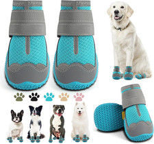 Dog Boots for Large Dogs, Medium Dog Boots  Paw Protectors for Hardwood Floors,