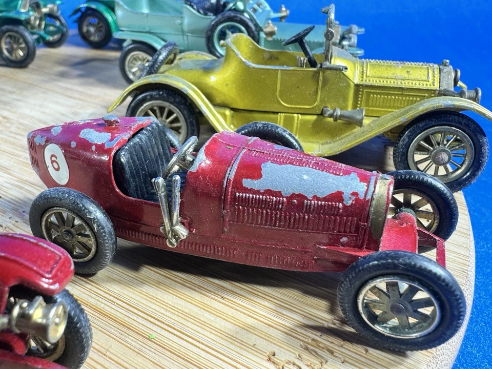 Vtg Lesney Matchbox Models of Yesteryear Lot of 8 1900’s Models Used Cars - Image 4 of 4