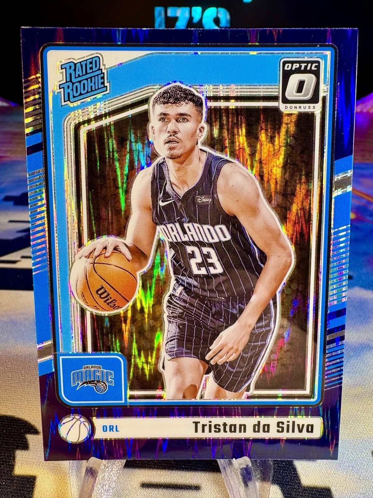 2024-25 Tristan da Silva Panini Donruss Optic Purple Shock Rated Rookie #260