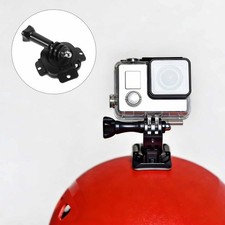  2 supports de caméra pour casque de ski - Fixation rotative avec adhésif