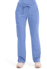 Scrubs Cherokee Workwear Mid Rise Drawstring Tall Pant WW120T CIE Ciel FREE Ship