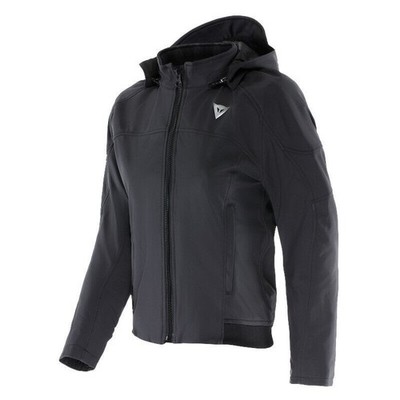 Motorrad-Jacke Dainese Ignite 2 Damen Stoff Wasserabweisend Schutz Schwarz