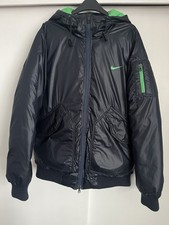 Nike 550 Puffer Jacket Duck Down Large Navy & Green NEW Without Tags Rare