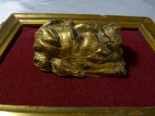 Sculpture Tete De Christ Statue Antique Wooden Carved Golden 18 Century 18th - Picture 13 of 18