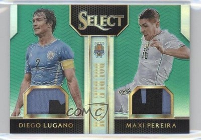 2015-16 Panini Select Green Prizm Prime 3/5 Diego Lugano Maxi Pereira #DT-LP 4a1