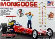 Tom McWEN Mongoose Rear Engine Dragster 1/24 Atlantis Model