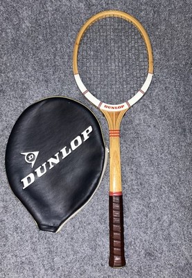 Dunlop Fort Tennis Racket Racquet Maxply 4 1/2 Light England Vintage W/ Jacket