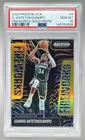 3599 Giannis Antetokounmpo 2024 Panini Prizm Black #9 Gold Fireworks /10 PSA 10