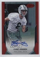 2017 Certified Potential Signatures Mirror Red 42/75 Chad Hansen Auto l1f