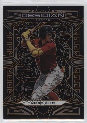 2023 Panini Chronicles Obsidian Electric Etch Orange /75 Miguel Bleis #2 0wz