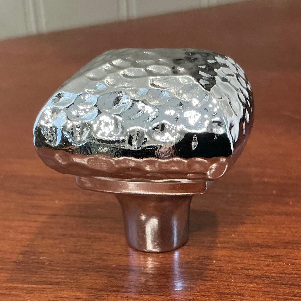 Hickory Hardware ::Mountain Lodge:: Chrome Cabinet Knob Pull P3062-CH Square - Image 2 of 4