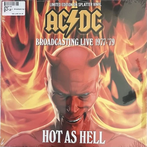 AC/DC Live 1977-‘79 Hot As Hell Very Best Of Bon Scott Era Numbered On Red Vinyl