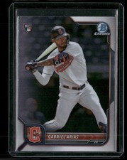 Gabriel Arias Rookie 2022 Bowman Chrome Cleveland Guardians #7