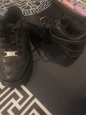 Image of Junior Boys Nike Air for 1 Size U.K 1. Black Lace Up