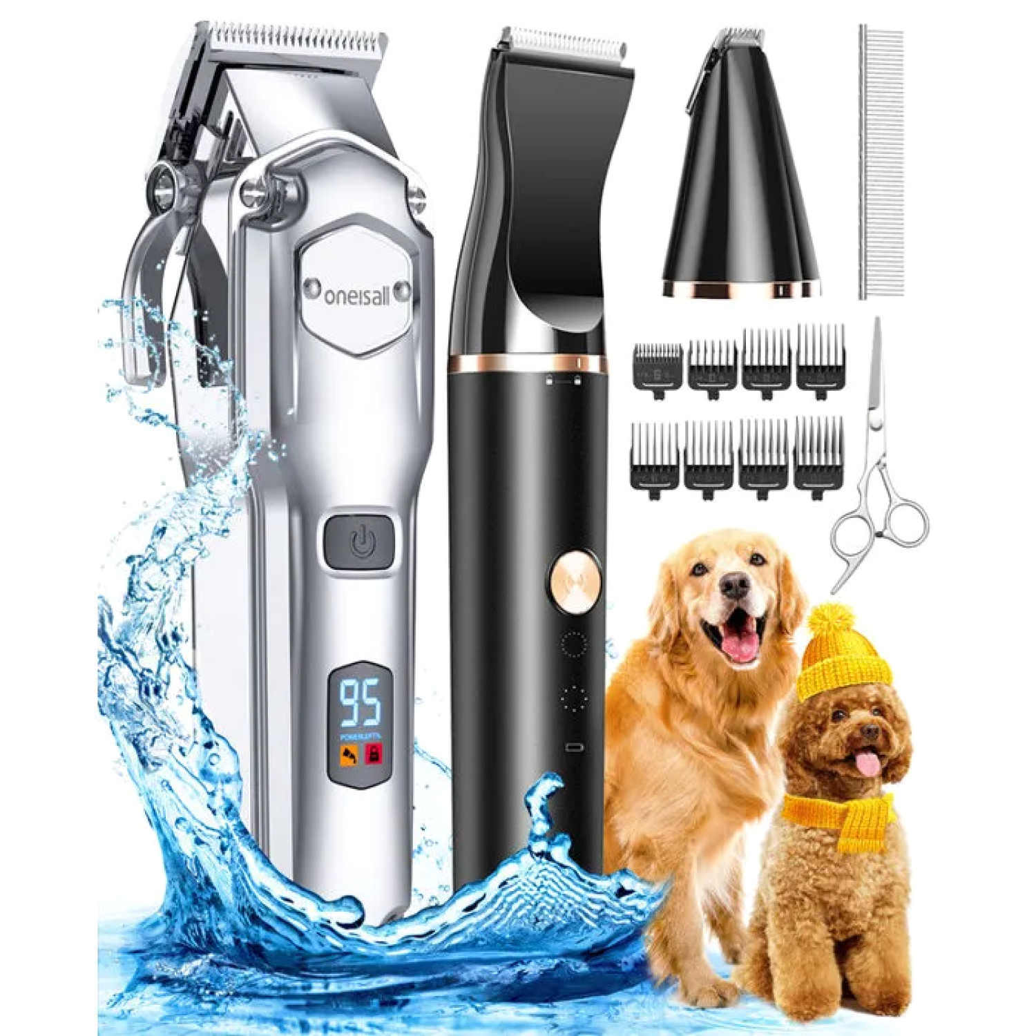 Tondeuse pour pelage de chien Oneisall pour le toilettage à la maison