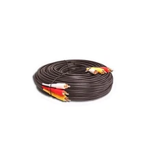 20 FT FOOT 3 RCA GOLD AUDIO VIDEO COMPOSITE CABLE 20ft