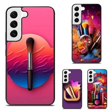 For Samsung Galaxy Z Fold Flip 3 4 5 6 Plastic TPU Case Cartoon makeup