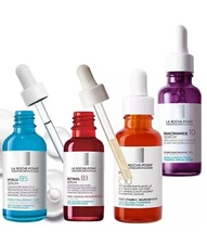 Authentic La Roche-Posay 4-Pk: Retinol B3, Niacinamide 10, HYALU B5, Vitamin C10