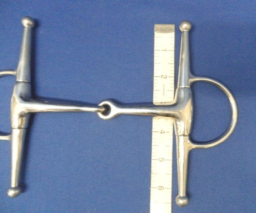 JP Korsteel Full cheek Eggbutt Snaffle Bit 5 inch - Picture 4 of 5