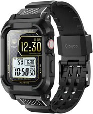 For Apple Watch 7 6 5 4 SE Band Case Cover Clayco Vertex Rugged Watch Strap Band