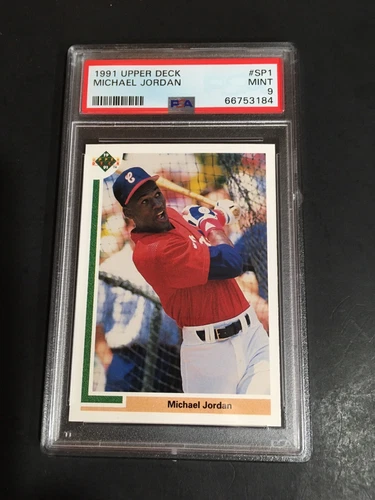 1991 UPPER DECK MICHAEL JORDAN, #SP1, PSA 9, ROOKIE CARD (Free Shipping On 3!)