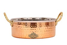 Acciaio Rame Salsa Pentola con Ottone Manico L Albergo Ristorante 12.7cm