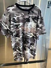 Rothco Military Tactical  grey Camouflage short Sleeve t shirt  sz 2xl XXL  NEW
