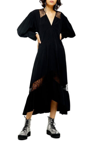 Black lace gothic vintage style maxi dress, topsho