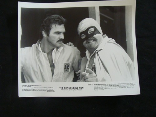CANNONBALL RUN Foto Set 7 BURT REYNOLDS FARRAH FAWCETT 8x10 - Bild 8 von 10