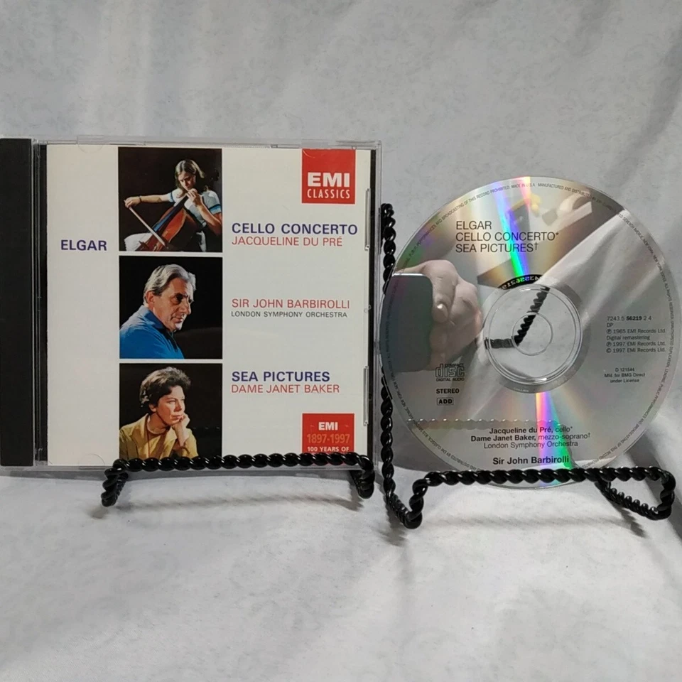 Элгар: концерт для виолончели; морские картины - музыкальный компакт-диск - 1997-09-16 - классика EMI - - Изображение 2 из 3