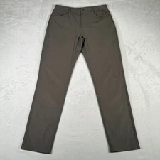Vuori Meta Pants Men Size 32 W32 L30 Gray Tapered Slim Fit 4 Way Stretch V430