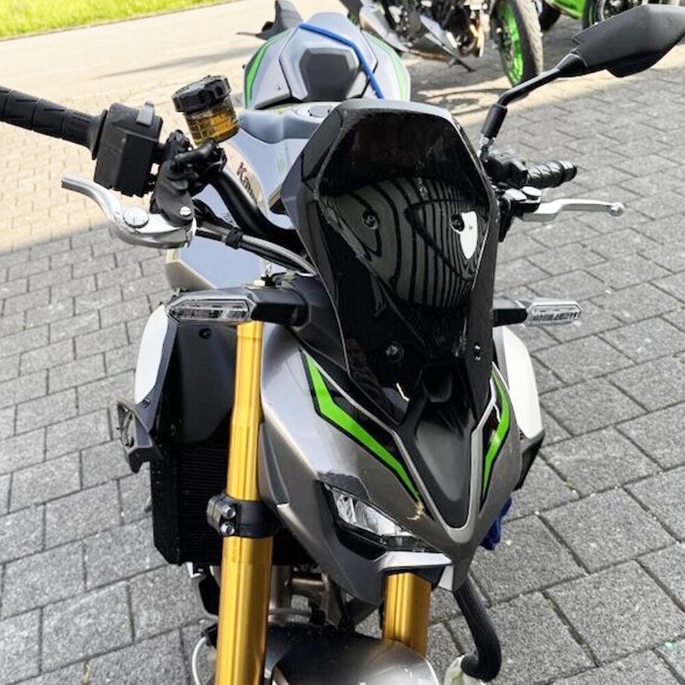 Clear Large Tall Windshield Windscreen For Kawasaki Z900 ZR900 ABS