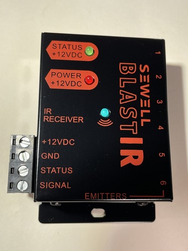 Sewell BlastIR SW-29311 Infrared (IR) Remote Control Receiver Kit (Black) NOB - Picture 23 of 24