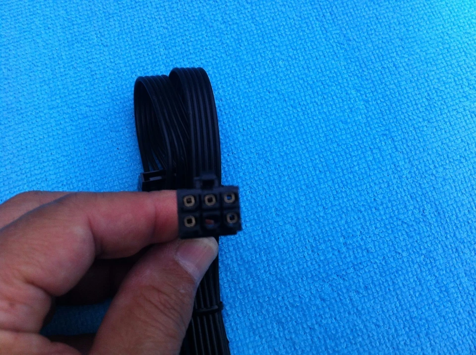 6 pin to 4x SATA DRIVER POWER cable for Corsair HX1050,HX850,TXM,HX, 22 INCHES - Image 3 of 3