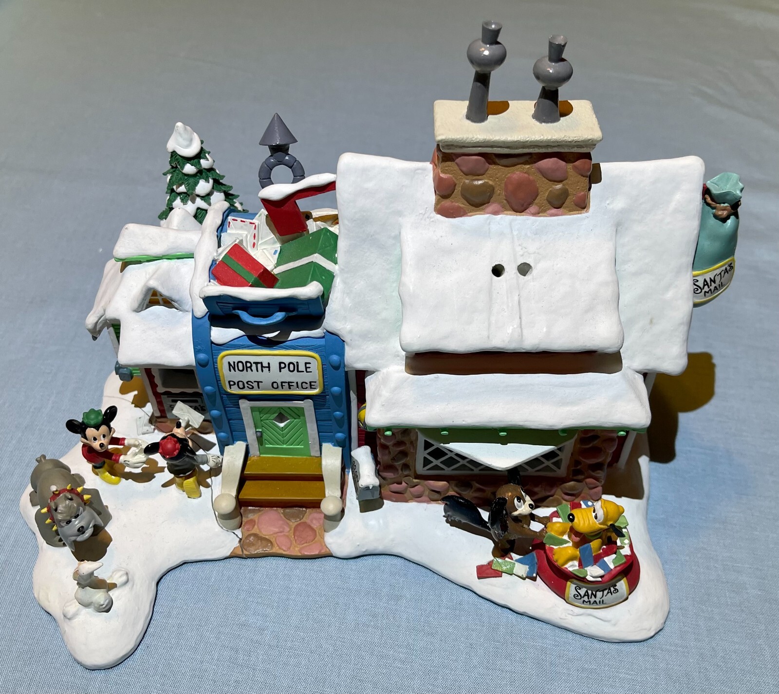 Danbury Mint Christmas North Pole Post Office Disney Winter