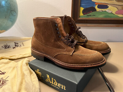 Alden Indy Boot Stiefel Suede Workboot, rahmengenäht, 4011 HC, Weite E US 7,5