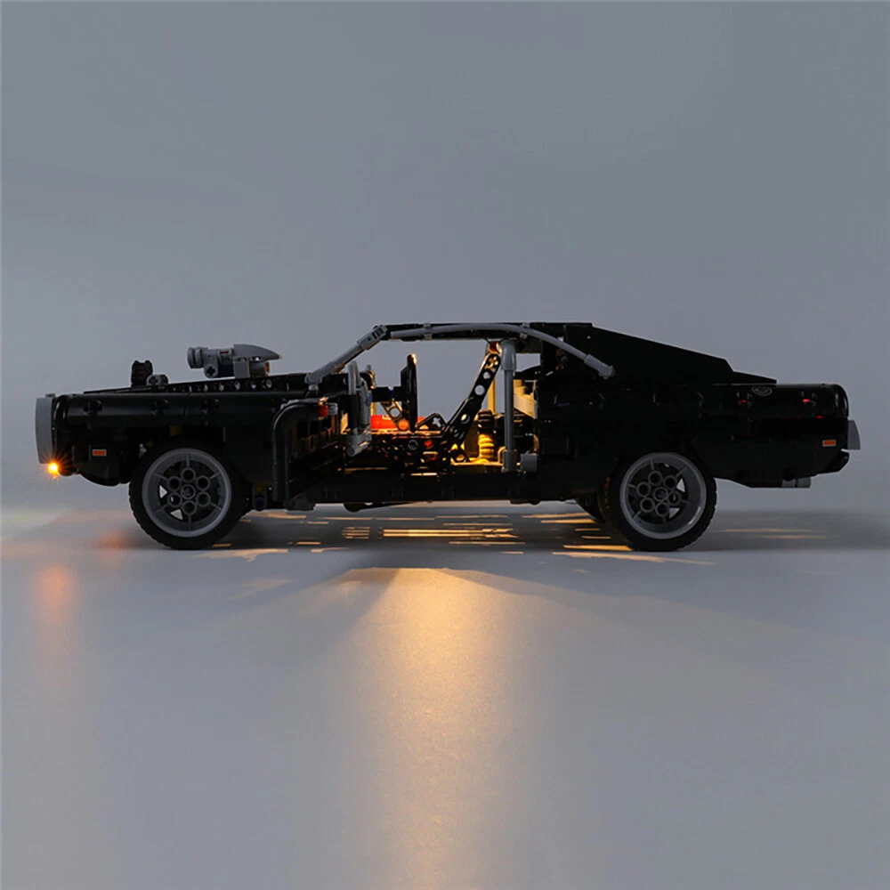 Updated LED Light Kit For Technic Fast Furi Dom s Dodge Charger LEGOs 42111 Set