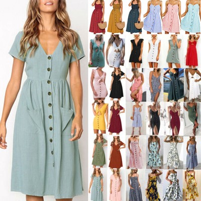 womens sundress with pockets