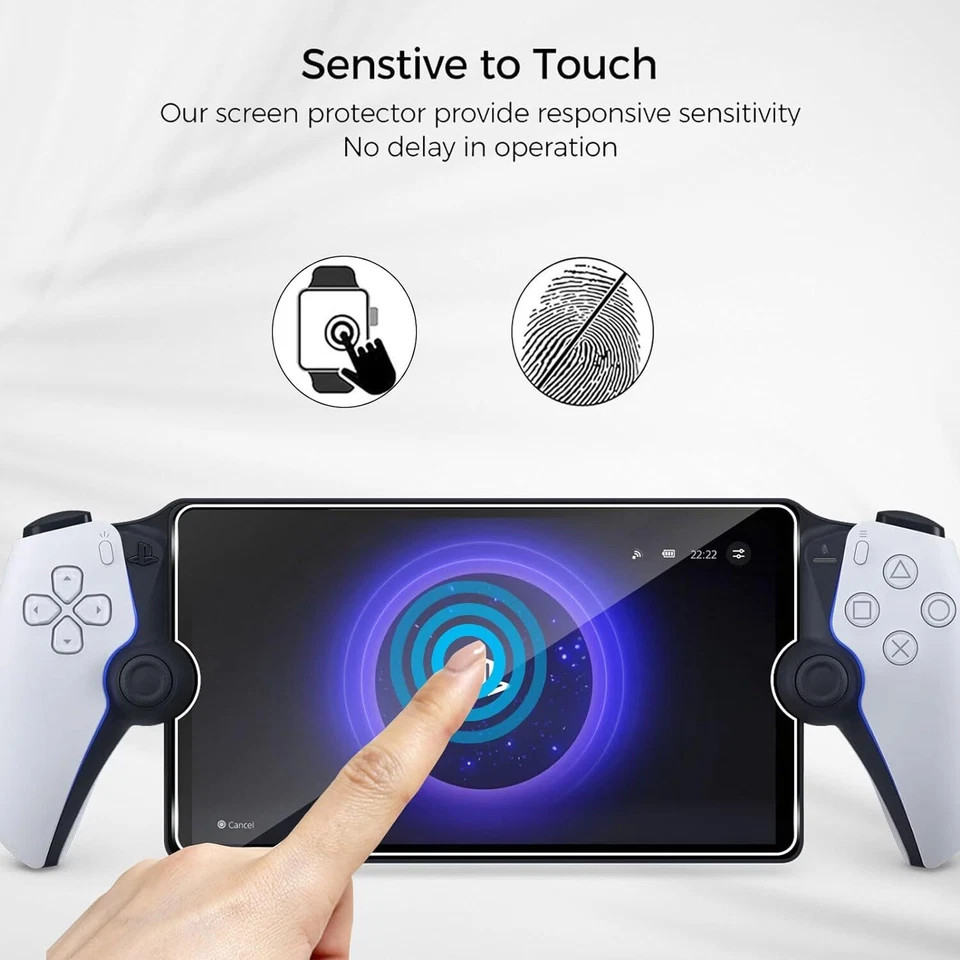 Tempered Glass Screen Protector Cover for PS5 Playstation Portal Remote Player - Image 4 of 4