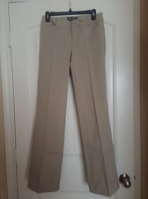 Eddie Bauer Stayshape Wrinkle Resistant Slightly Curvy Stone Trouser Pant Size 2