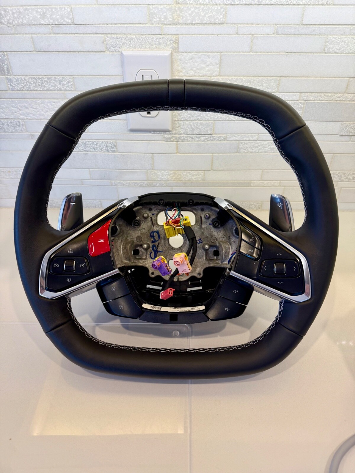Driver Steering Wheel Black 85149217 OEM Chevrolet Corvette C8 2020-23 *Note*
