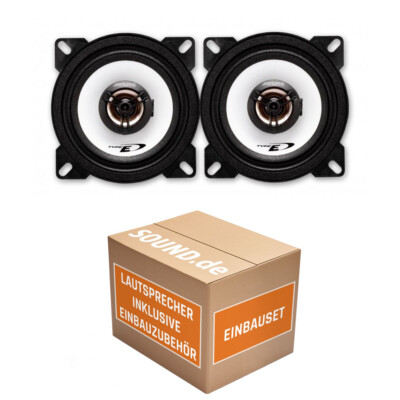 Alpine Lautsprecher für Opel Astra H hinten Boxen 10cm Koax System PKW KFZ Tür