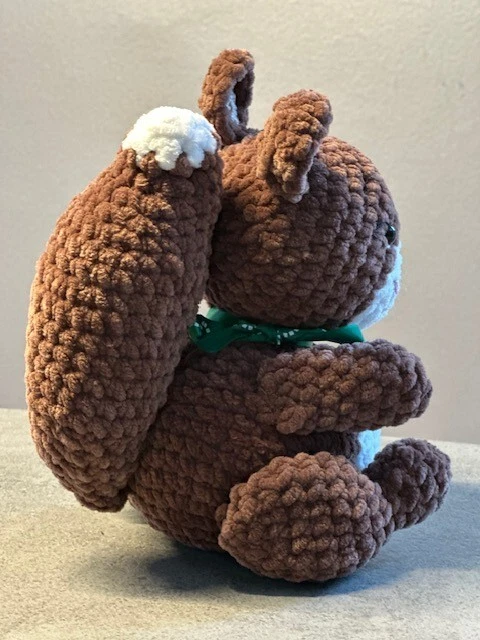 Amigurumi Gehäkelt Handarbeit Stofftier Kuscheltier Eichhörnchen - Bild 2 von 2
