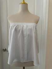 Set of 3 Halter Tops-White, Black and Striped