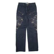 Jeans Donna Blu Regolari Dritti W27 L31