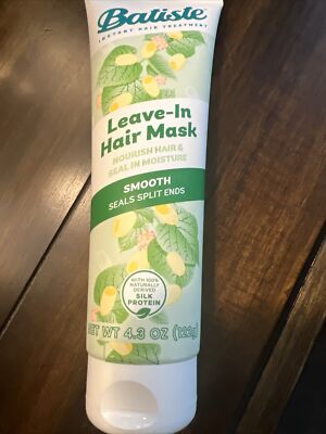 Batiste Instant Hair Treatment Leave-In Hair Mask smooth  W/ Silk Protein 4.3 Oz