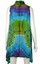 thumbnail 3 - Blue Tie Dye Kimono Sleeveless Lady Hippie Holiday Kaftan Wear Beach Summer Wear
