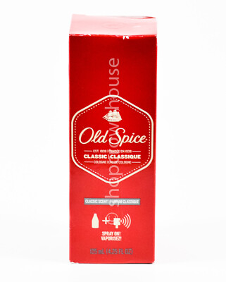 Old Spice CLASSIC Scent 4.25oz Eau de Cologne for men SPRAY ON nib