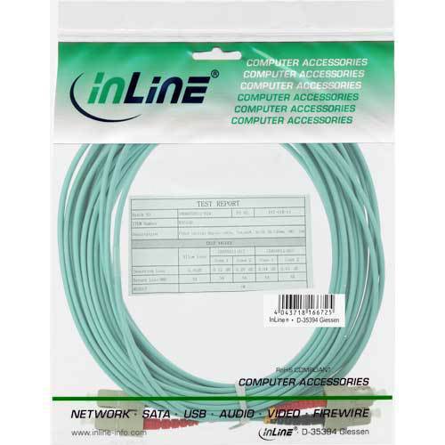 InLine LWL Duplex Kabel, SC/SC 50/125µm, OM3, 2m - Bild 2 von 2