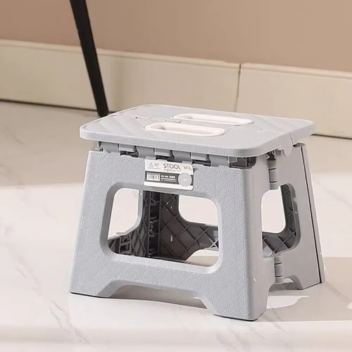 Lightweight Folding Step Stool Multi Purpose Handheld Thick Footstool Non-Slip - Picture 10 of 11